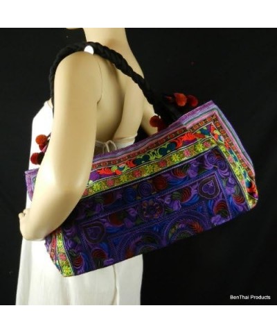 BTP! Hmong Shoulder Bag Hilltribe Tote Ethnic Purse Handbags Floral Birds Embroidered Fabric HMT15 $25.41 Shoulder Bags