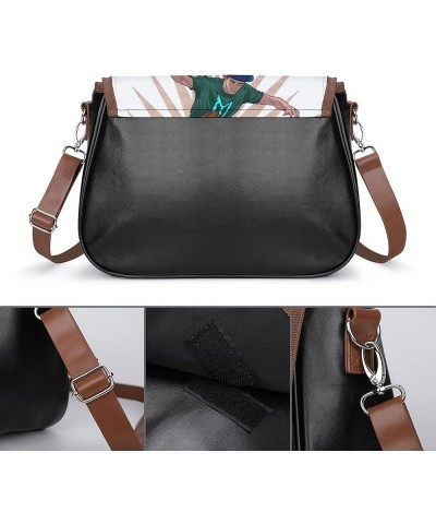 Leather Hobo Bags Women's Crossbody Shoulder Bag Classic City Top Handle Satchels Santa Sports Color6 $20.00 Hobo Bags