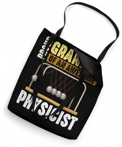 Proud Grandpa Of Physicist Physics Student Teacher Graphic Tote Bag $10.25 Totes