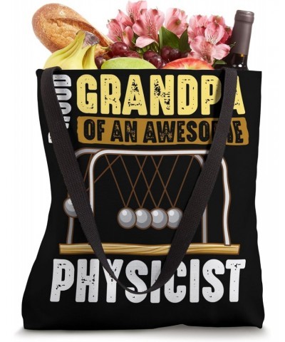 Proud Grandpa Of Physicist Physics Student Teacher Graphic Tote Bag $10.25 Totes