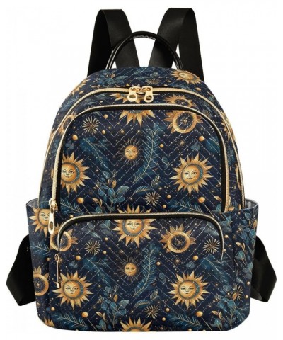 Sun Moon Boho Mandala Backpack Purse for Women Small Travel Bag Fashion Daypack M 202a4956 M(11.4"x6.1"x14.17") 202a4956 $16....