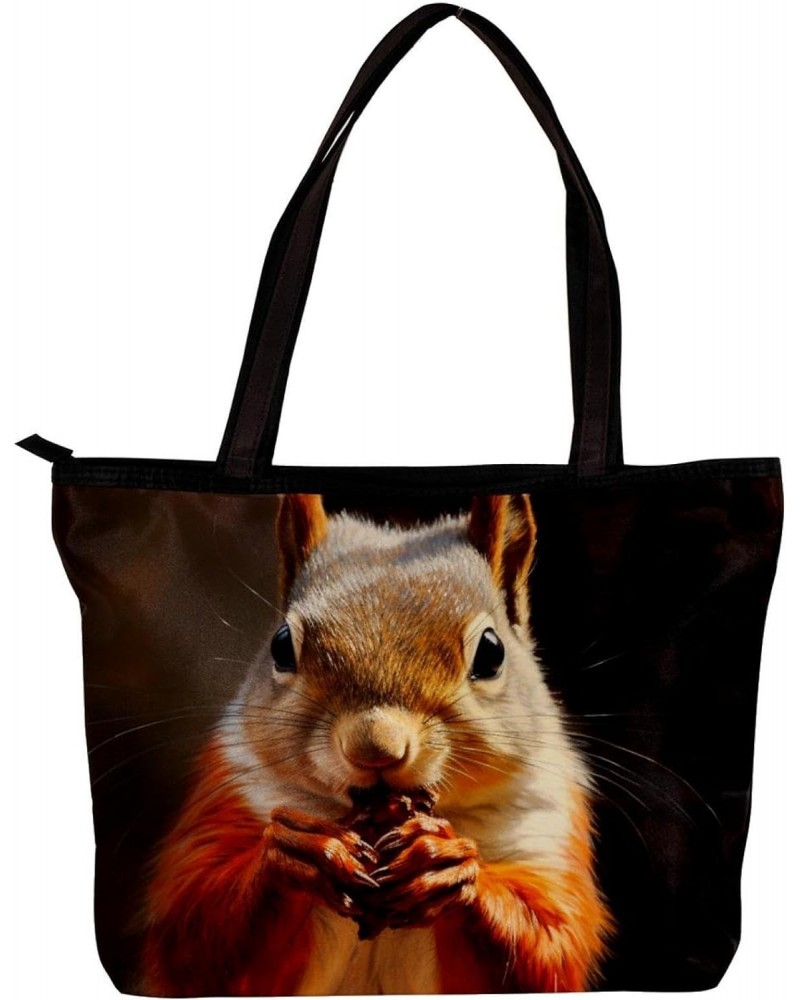 The Tote Bag For Women,Purses For Women,Handbags For Women,Animal Cute Eating Nuts Handbags $10.20 Totes