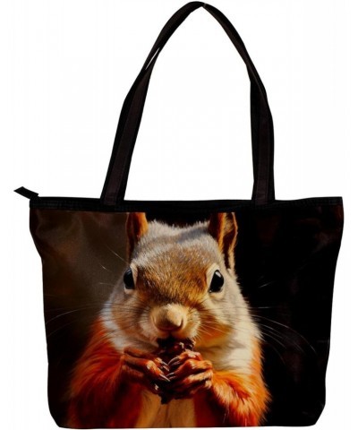 The Tote Bag For Women,Purses For Women,Handbags For Women,Animal Cute Eating Nuts Handbags $10.20 Totes