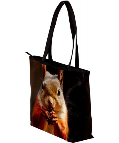 The Tote Bag For Women,Purses For Women,Handbags For Women,Animal Cute Eating Nuts Handbags $10.20 Totes