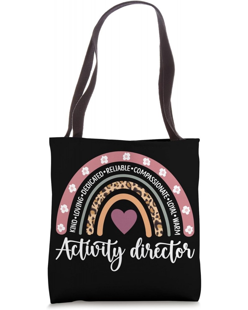 Activity Director Rainbow Activity Coordinator Appreciation Tote Bag $12.96 Totes