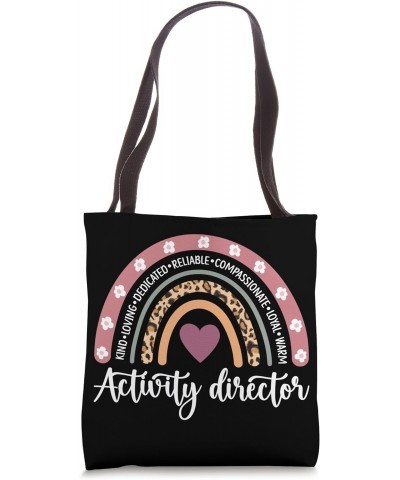 Activity Director Rainbow Activity Coordinator Appreciation Tote Bag $12.96 Totes