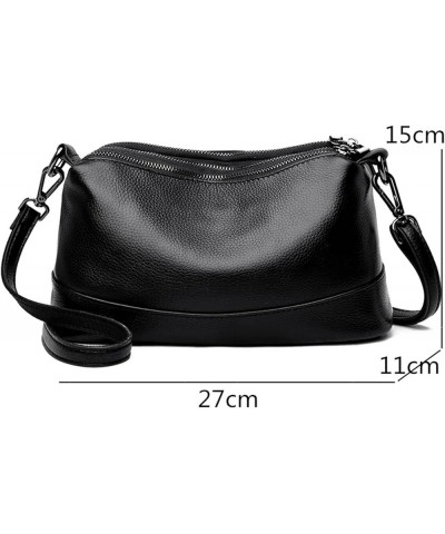 TOP FORWARD Fashion Women Genuine Leather Handbags Women's Bags Designer Female Shoulder Bags Cowhide Ladies Messenger Bag Bl...