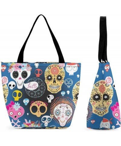 Tote Bag for Women Fabric Tote Bag Shoulder Bag Handbag Satchel Bag with Pockets Pattern (773) $15.92 Totes