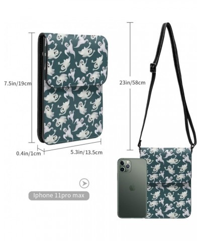 Womens Crossbody Bags Animal Footprints Phone Bag Wallet Purses Adjustable Strap Halloween Pumpkin Cat Print (3) $18.76 Cross...