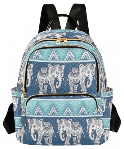 Fashion Backpack Mini Backpack Purse Casual Daily Backpack Painting Elephant for Travel for College Work Small $14.96 Backpacks