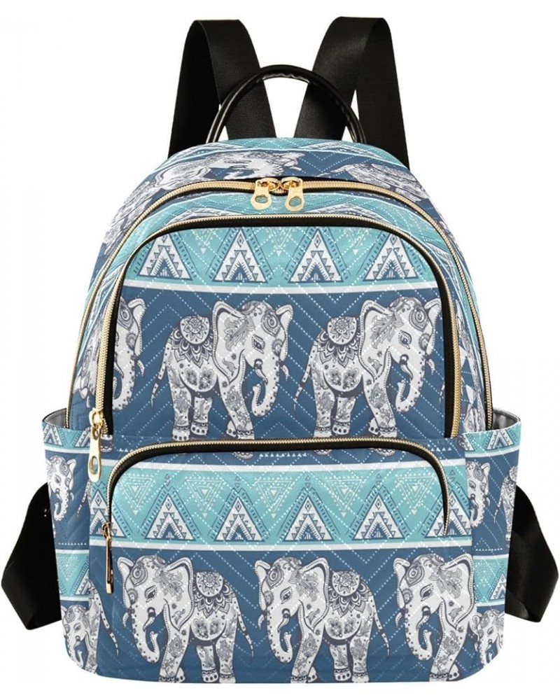 Fashion Backpack Mini Backpack Purse Casual Daily Backpack Painting Elephant for Travel for College Work Small $14.96 Backpacks