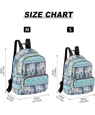 Fashion Backpack Mini Backpack Purse Casual Daily Backpack Painting Elephant for Travel for College Work Small $14.96 Backpacks