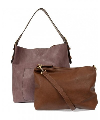 Womens Faux Leather: Hobo 2-in-1 Handbag 364 - Dusty Plum $39.50 Hobo Bags