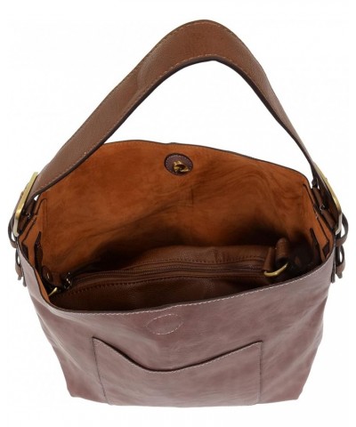 Womens Faux Leather: Hobo 2-in-1 Handbag 364 - Dusty Plum $39.50 Hobo Bags