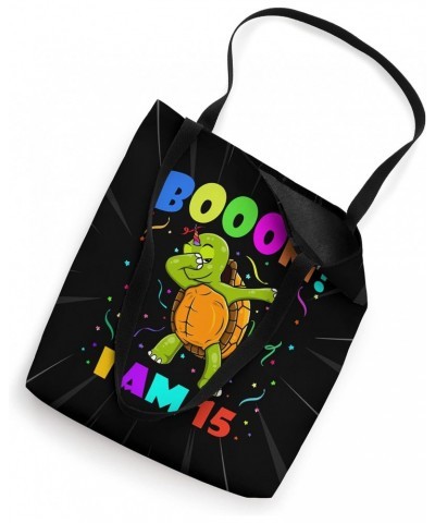 Dabbing Turtlecorn Booom! I Am 15 Boys Girls 15th Birthday Tote Bag $11.74 Totes