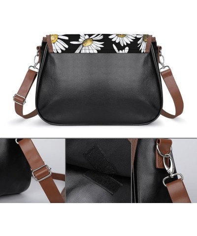 Casual Crossbody Bag for Women, Lightweight PU Leather Shoulder Bag Waterproof Small Handbags with Adjustable Strap Style(367...