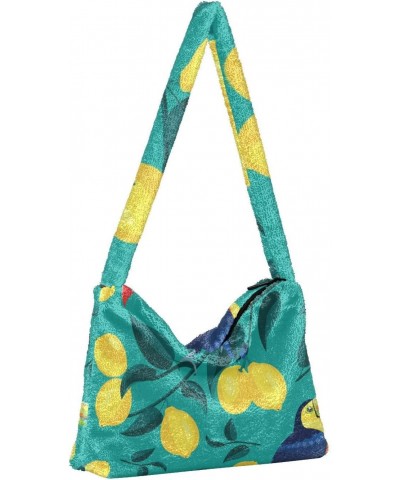 Fruit Women Boho Handbag Avocado Flower Pineapple Gold Gorgeous Lemon Ladybug Flower Lemon Flower Ladybug Cute Rainbow Pineap...